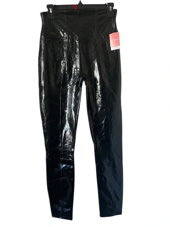 Spanx Faux Patent Leather Leggings Size M - Picture 2 of 13